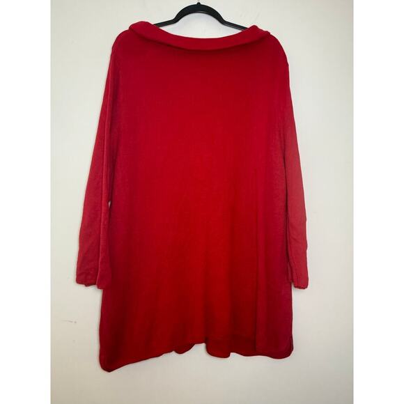 Talbots Red Tunic Sweater Size 2X Mock Turtleneck - Picture 8 of 8